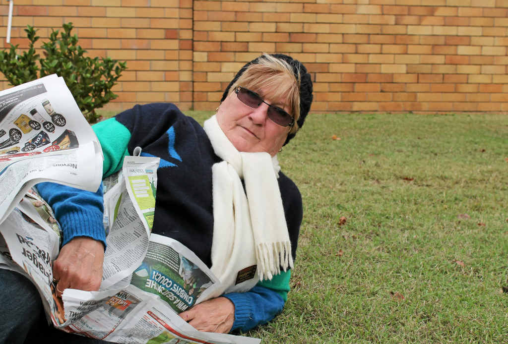 Goomburra Forest Retreat’s Margaret Cairns will spend the night on the street to raise money for the homeless. Goomburra Forest Retreat’s Margaret Cairns will spend the night on the street to raise money for the homeless.